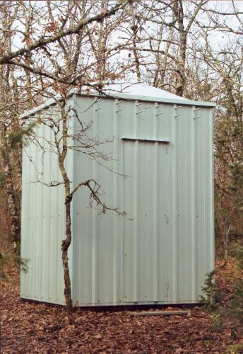 Germinoscope 1, Penne du Tarn, 2000. Dimensions : 2,5x2x2 m. 
