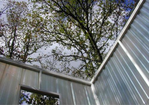 Dôme transparent du Germinoscope 2, 2004. 