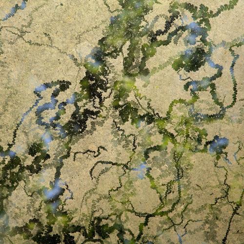 Traces, photographie imprimée sur bâche, 2019. 