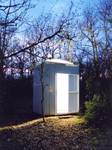 Germinosocpe 1. Capture d'insectes nocturnes, début avril 2001, Penne du Tarn. 