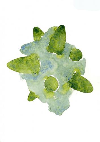 Aquarelle préparatoire, 2013. 