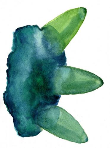 Aquarelle préparatoire, 2013.